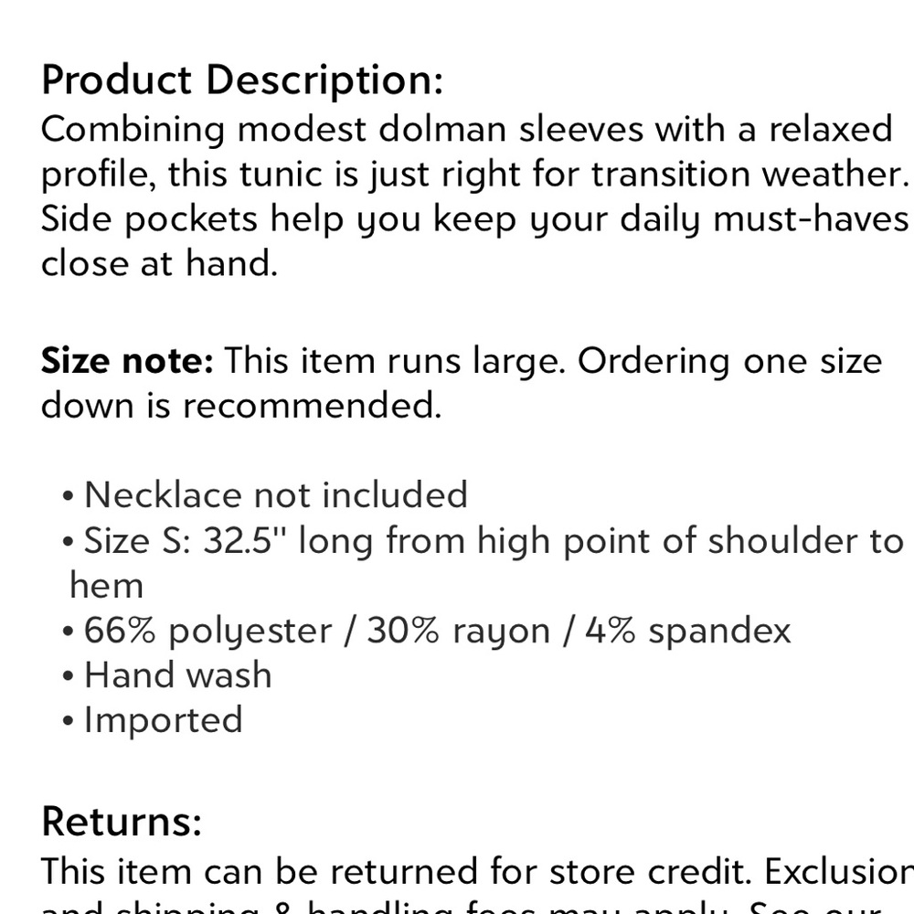 Shop Basic USA Tunic - Picture 6 of 6